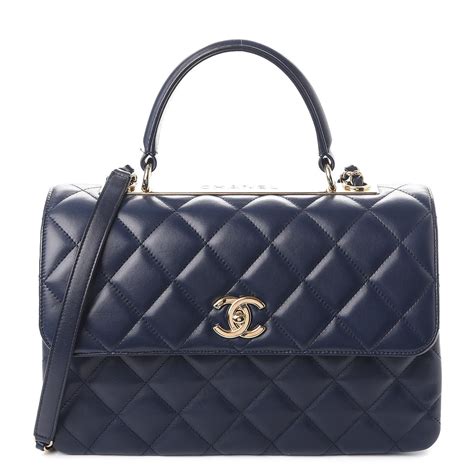 chanel navy blue purse|chanel baby blue bag.